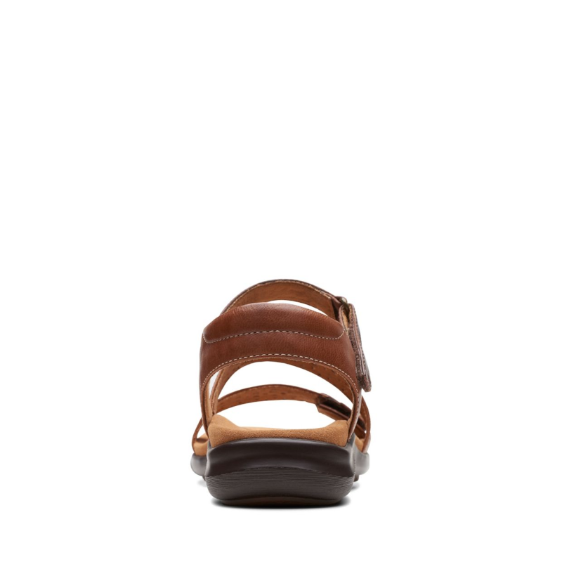 Women's Clarks Kitly Way - Brown Leather