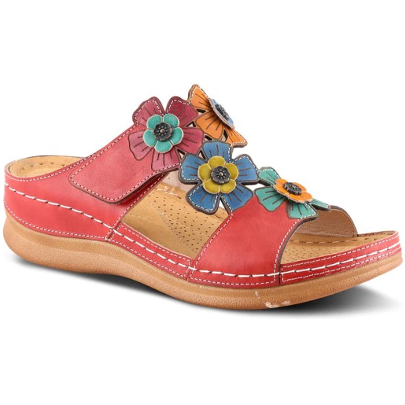 Womens Spring Step Inza - Red Multi