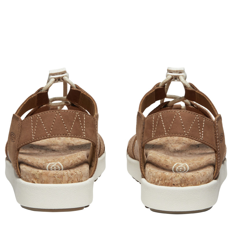 women's keen elle mixed strap toasted coconut