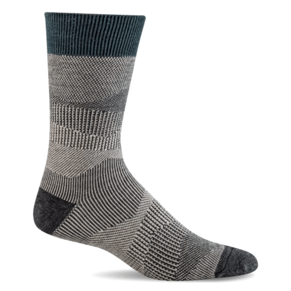 mens sockwell range jacquard sock charcoal