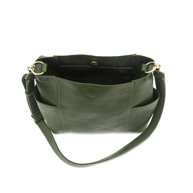 Joy Susan Kayleigh Bucket Bag - Hunter Green L8089-23