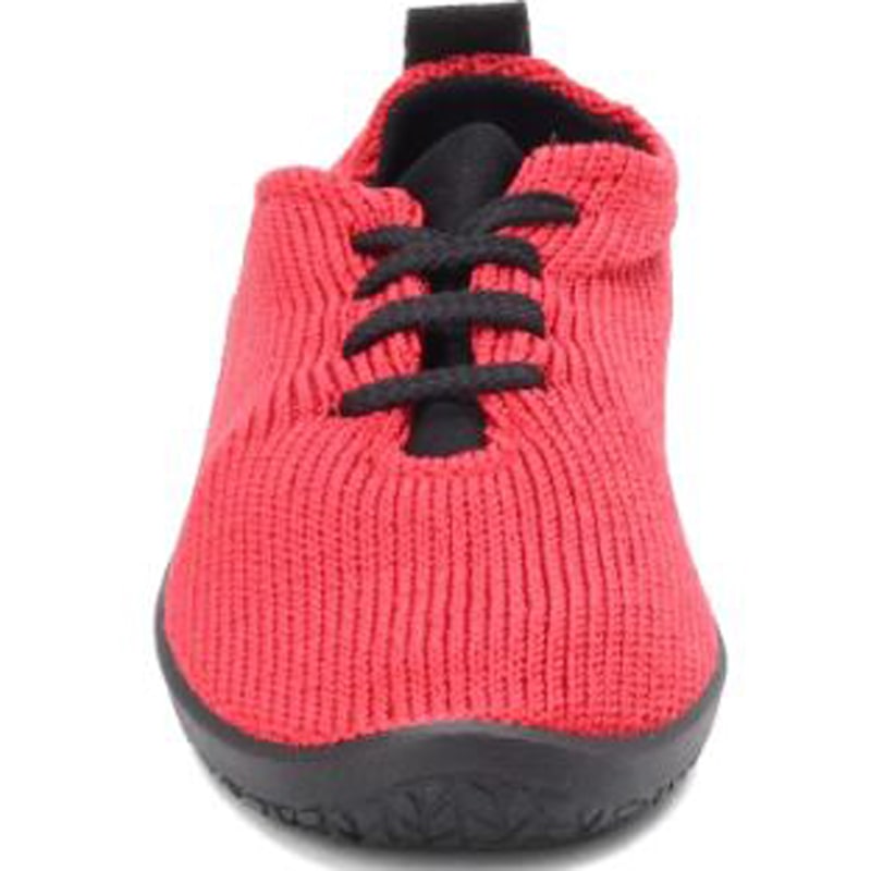 Womens Arcopedico 1151 Knit Sneaker – Red (Front)-min