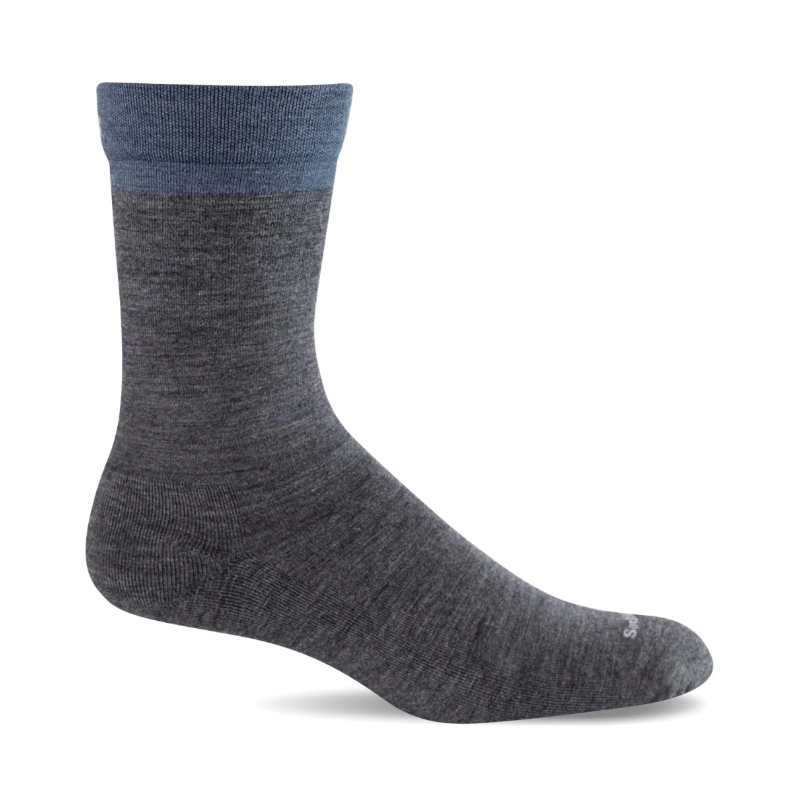 Men's Sockwell Free'N Easy Relaxed Fit Socks - Charcoal