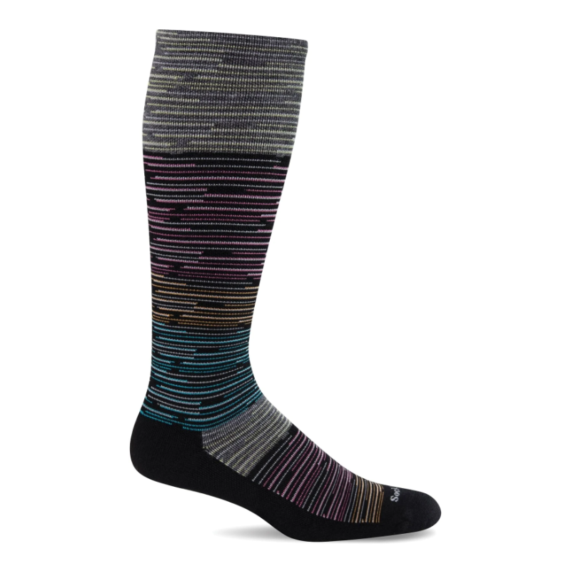 Women's Sockwell Good Vibes Moderate Graduated Compression Socks - Black
