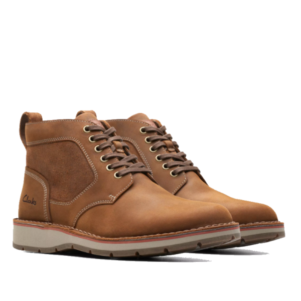 Men's Clarks Gravelle Top Boot - Tan Leather | Stan's Fit For Your Feet