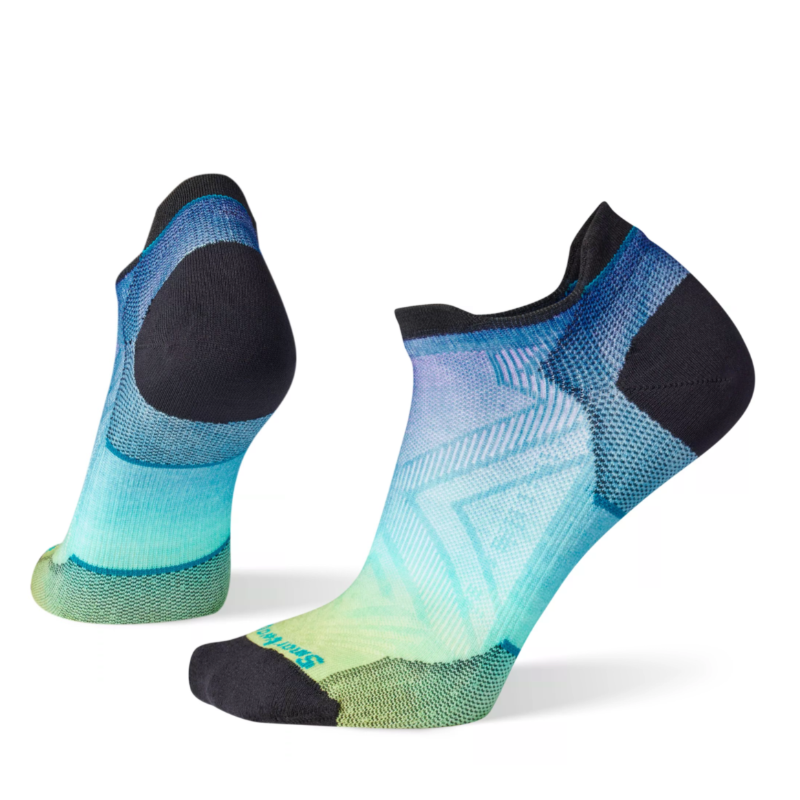 Women's Smartwool Run Zero Cushion Low Ankle Socks - Capri Ombre
