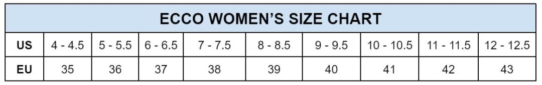 ECCO Womens Size Chart min