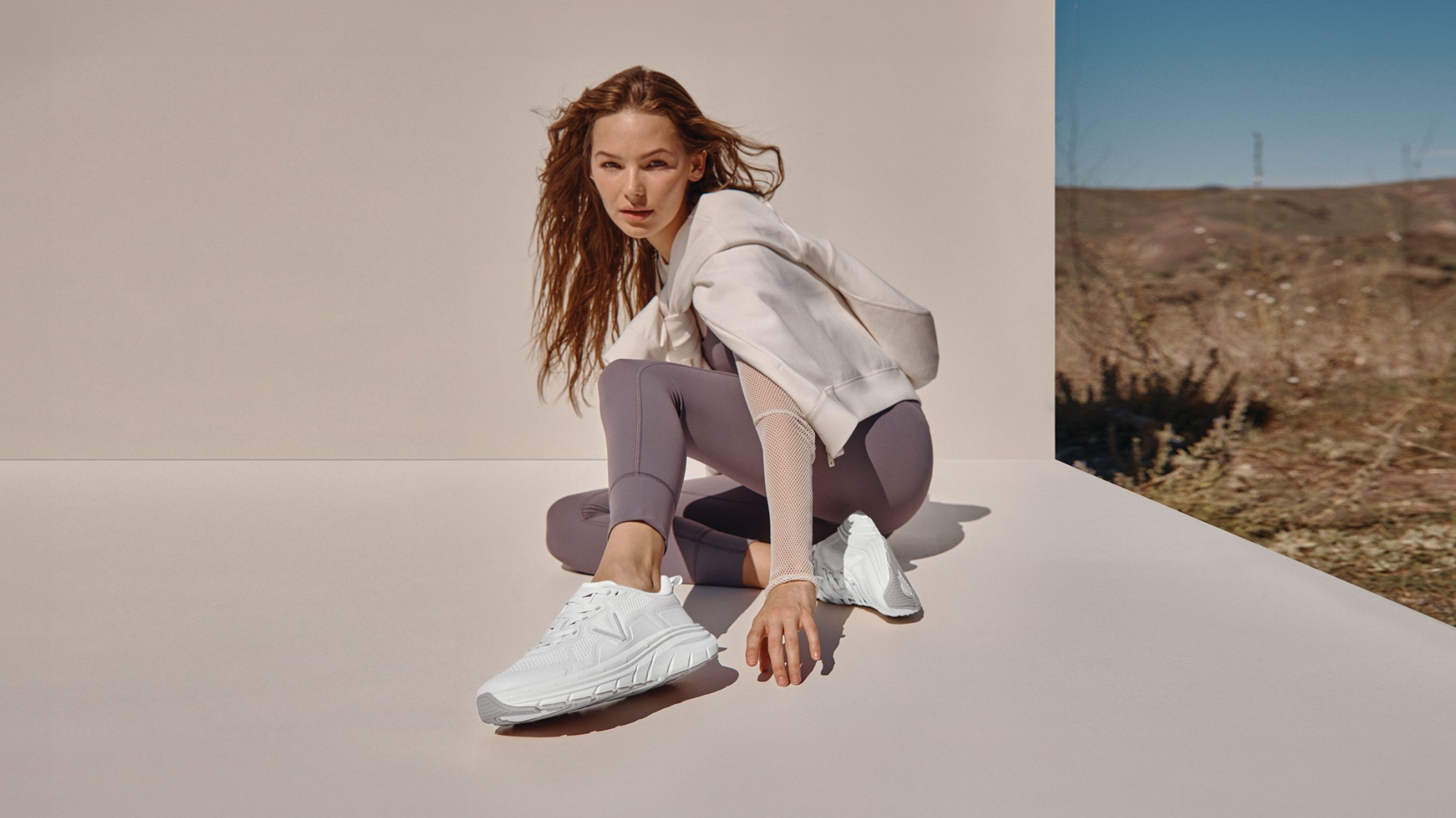 Walking shoe featured it the Vionic Walk Max in White.